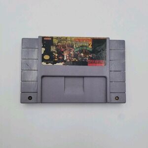 Donkey Kong Country 2 Diddys Kong Quest‎ Game Cartridge Super Nintendo SNES 1991
